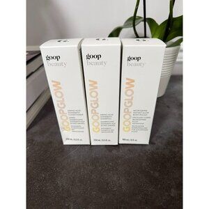 NIB Lot of 3 Goop Beauty GOOPGLOW Haircare Shampoo + Conditioner + Body Polish